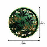 It's 420 Always - Personalized Weed LED Light Wall Clock