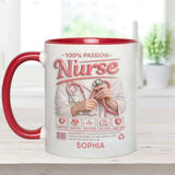 Nurse Portfolio - Personalized Nurse Accent Mug