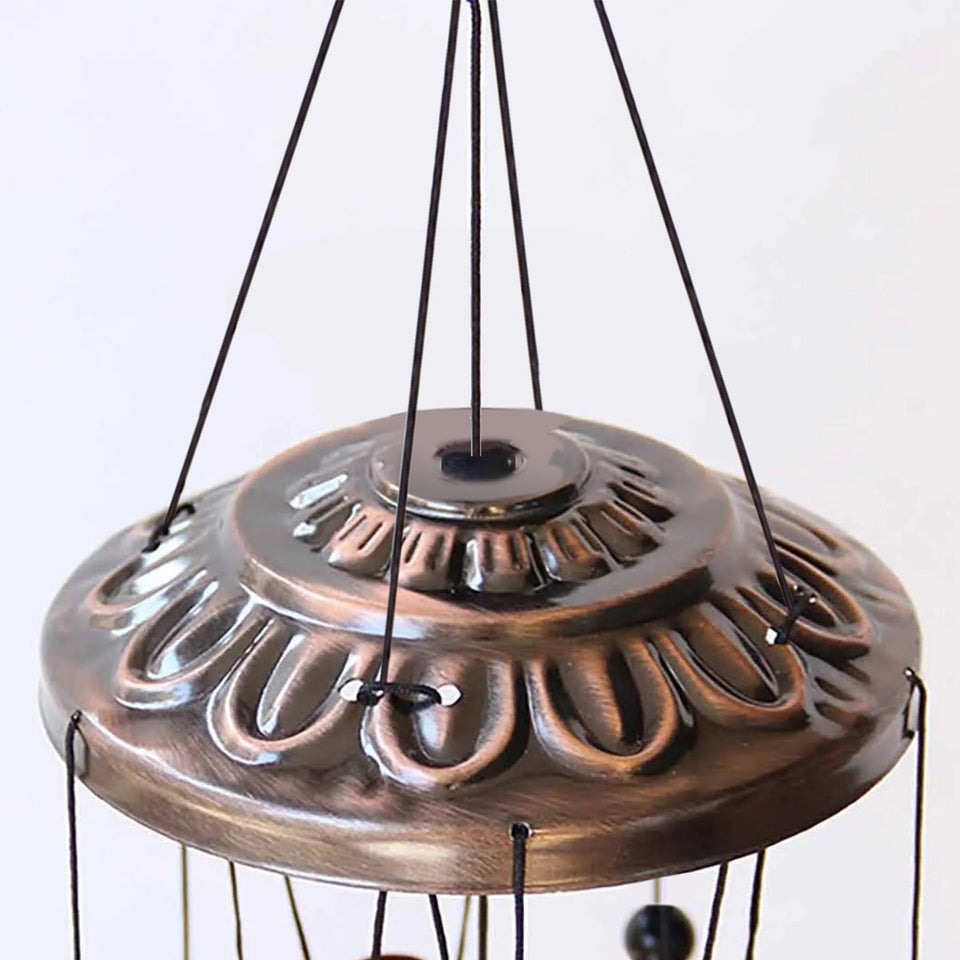 Autumn Truck - Personalized Autumn Wind Chime With Charms
