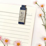 Teacher Gifts - Personalized Teacher Shaped Magnetic Bookmark