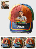 Pride Wearable Enamel Pin And Cap - Personalized LGBT Support Classic Cap With Pin