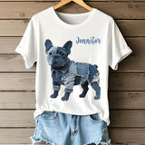 Adorable Bulldog - Personalized French Bulldog T-shirt And Hoodie