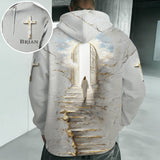 Stairway To Heaven - Personalized Christian All Over Shirt