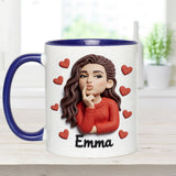 Custom From Any Photo Perfect Gift For Couple - Personalized Couple Accent Mug & Coaster