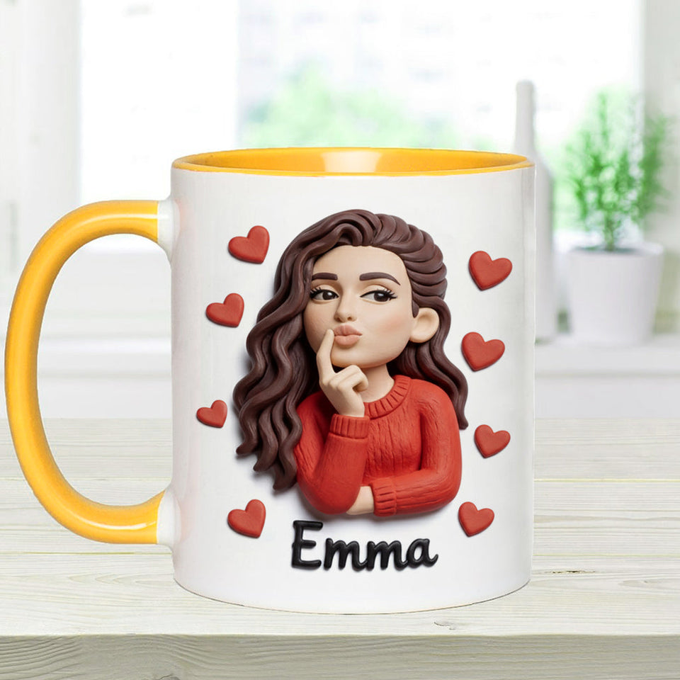 Custom From Any Photo Perfect Gift For Couple - Personalized Couple Accent Mug & Coaster
