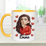 Custom From Any Photo Perfect Gift For Couple - Personalized Couple Accent Mug & Coaster