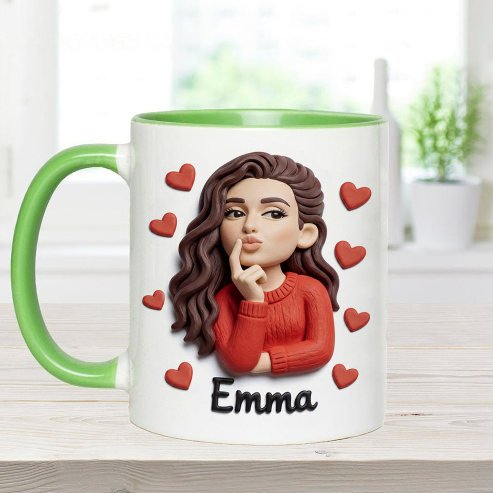 Custom From Any Photo Perfect Gift For Couple - Personalized Couple Accent Mug & Coaster