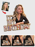 Custom Any Photo - Personalized Birthday Pin