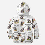 Little Pandit Paws - Personalized Raccoon All Over Shirt