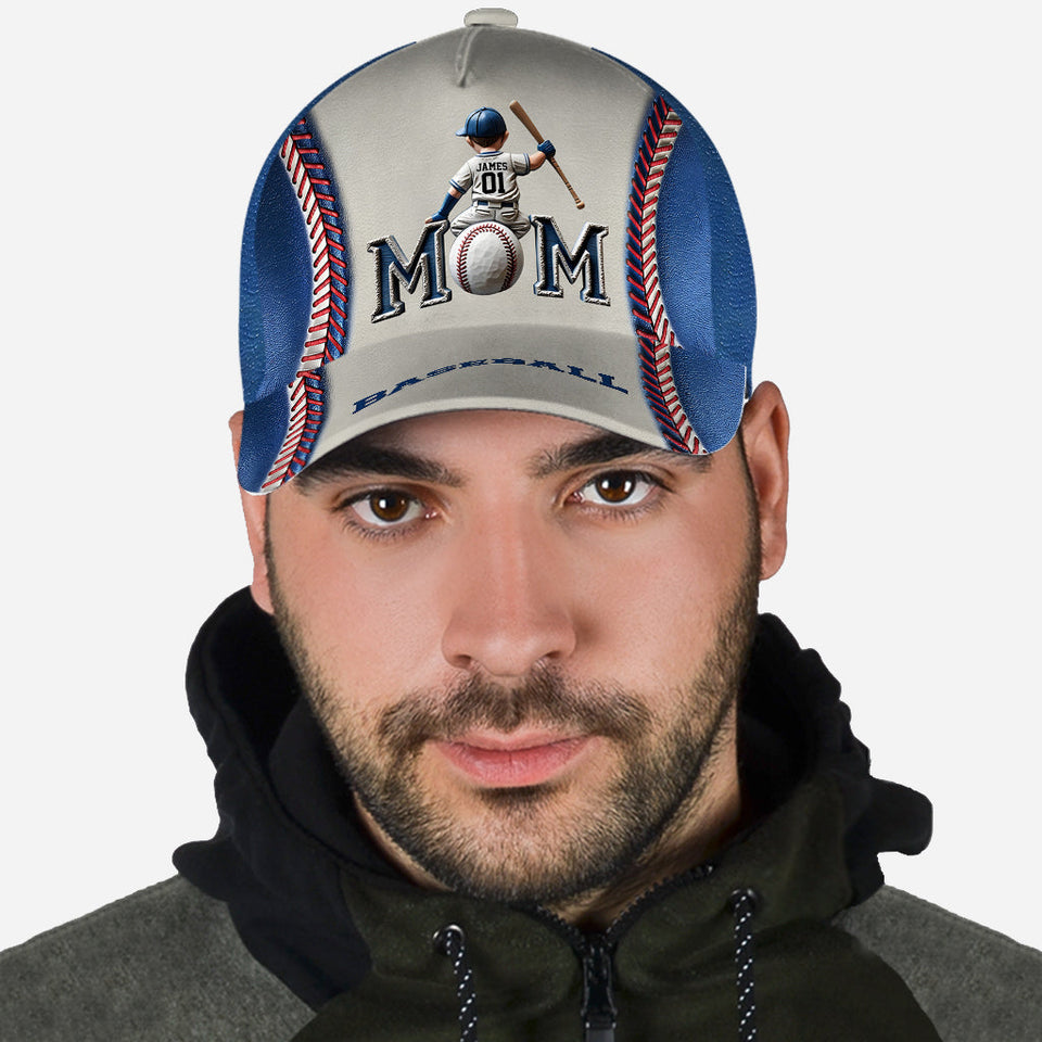 Baseball/ Softball Mom - Personalized Mother Classic Cap