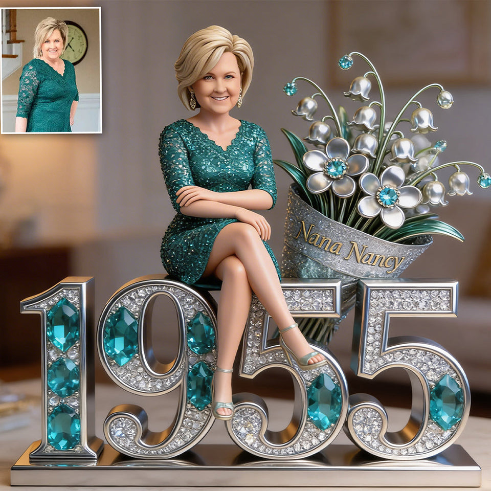 Luxury Gifts For Her - Personalized Birthday Custom Shaped Acrylic Plaque