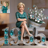 Luxury Gifts For Her - Personalized Birthday Custom Shaped Acrylic Plaque