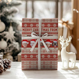 Merry Christmas - Personalized Family Wrapping Papers