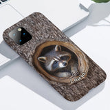 Adorable Raccoon - Personalized Raccoon Full Print Phone Case