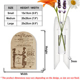 To My Mom - Perfect Gift For Mom - Personalized Family Custom Shape Acrylic Flower Vase