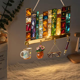 Book Lovers - Personalized Book LED Light Acrylic Sign