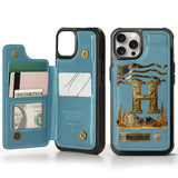 Name Initial Alphabet - Personalized Luxury Wallet Phone Case