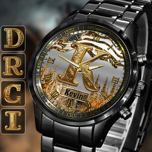 Name Initial Alphabet - Personalized Luxury Hand Watch