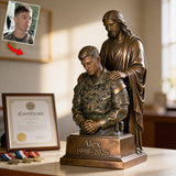 One Nation Under God - Personalized Veteran Custom Shaped Acrylic Plaque
