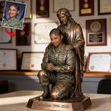 One Nation Under God - Personalized Veteran Custom Shaped Acrylic Plaque