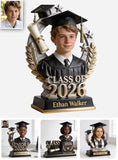 Proud Graduation Trophy - Personalized Graduation Custom Shaped Acrylic Plaque