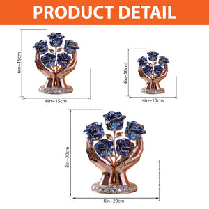 Mom Flower Bouquet - Personalized Mother Custom Shaped Acrylic Plaque