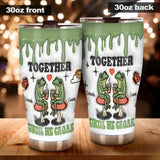 Together Until We Croak - Personalized Frog Tumbler