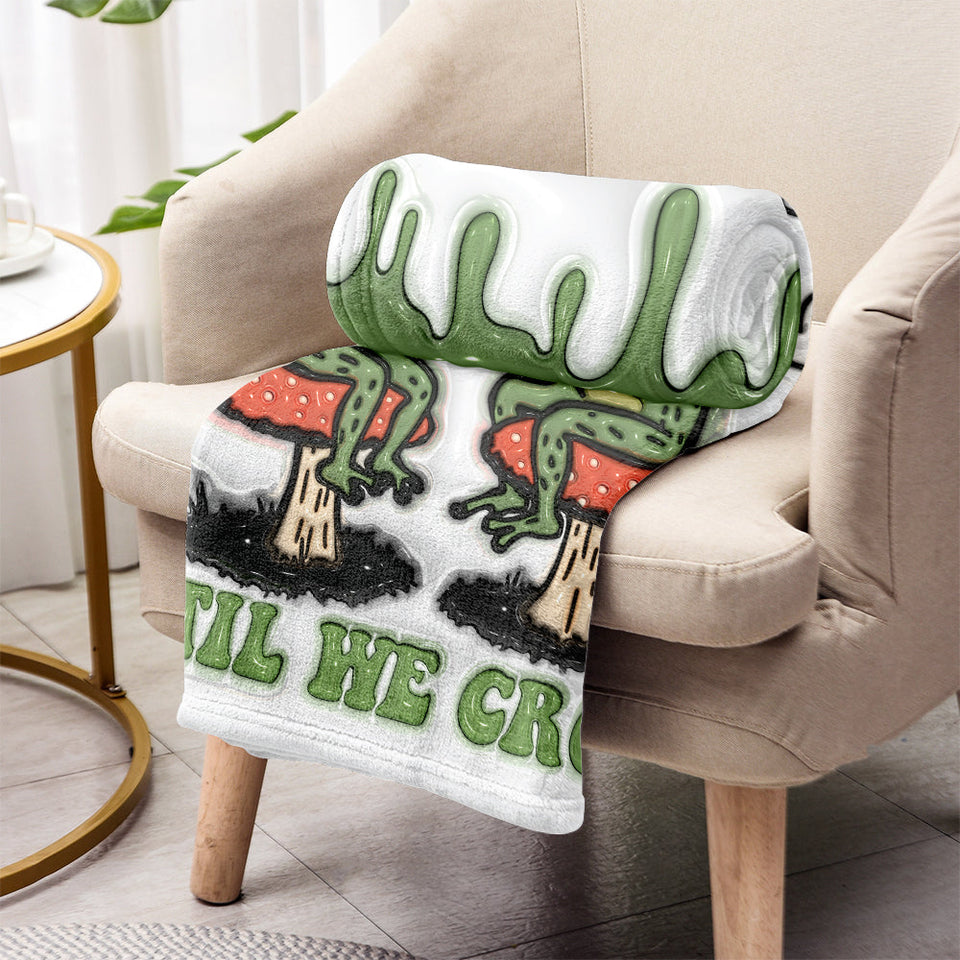 Together Until We Croak - Personalized Frog Blanket