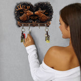 You & Me - Personalized Hunting Custom Shaped Key Rack