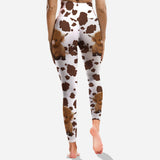 Cute Highland Cows - Personalized Highland Cow Hollow Tank Top and Leggings