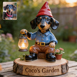 Garden Guardian - Personalized Dog Solar Acrylic Light