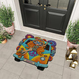 Hippie Girl - Personalized Hippie Non-Slip Tufted Rug