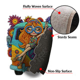 Hippie Girl - Personalized Hippie Non-Slip Tufted Rug