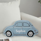 Custom Pillow For Car Lovers - Personalized Car Lover Faux Fur Shaped Pillow