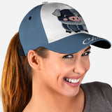 Cute Pig Denim Fabric Patches - Personalized Pig Lover Classic Cap
