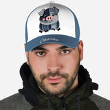 Cute Pig Denim Fabric Patches - Personalized Pig Lover Classic Cap