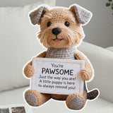 Emotional Support Gift - Personalized Dog Faux Fur Shaped Pillow