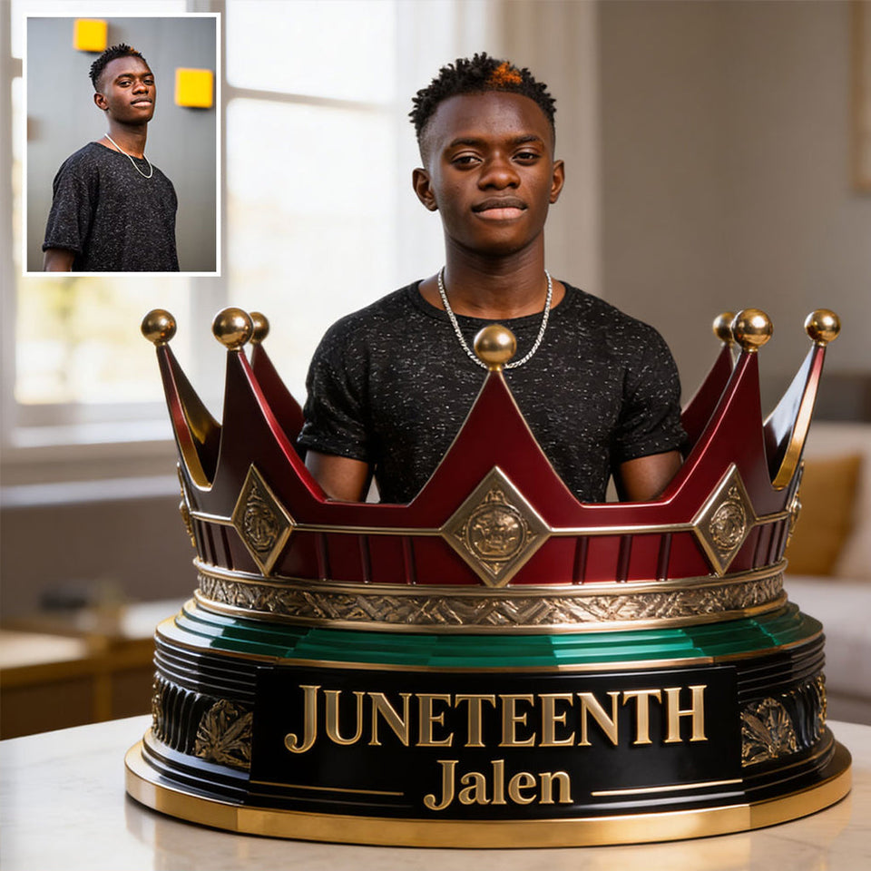 Juneteenth Custom From Photo - Personalized Juneteenth Custom Shaped Acrylic Plaque
