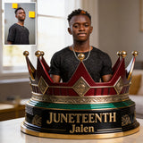Juneteenth Custom From Photo - Personalized Juneteenth Custom Shaped Acrylic Plaque