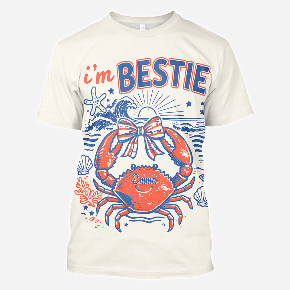 If Crabby Please Return To Bestie - Personalized Bestie All Over Shirt