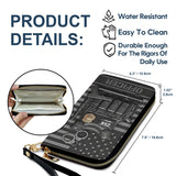 Serve And Protect - Personalized Police Officer Leather Long Wallet