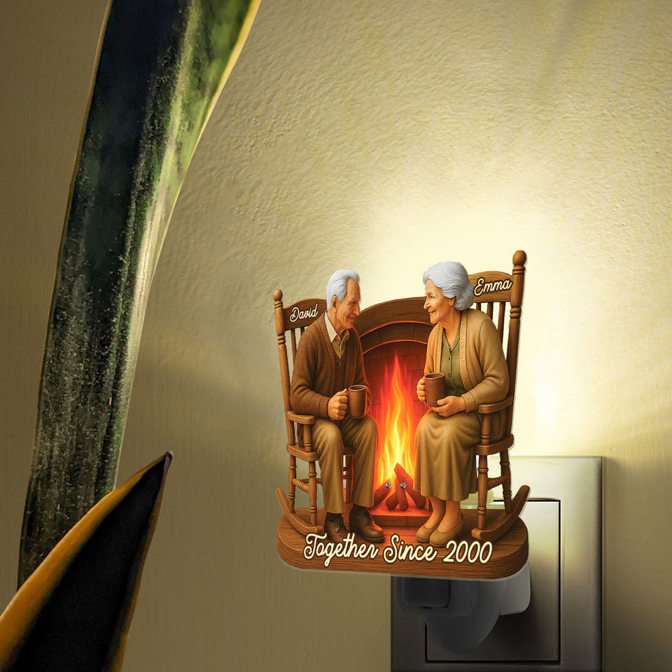 Together Since - Personalized Couple Acrylic Plug-In Night Light