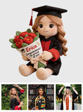 Custom Any Photo Graduation - Personalized Graduation Faux Fur Shaped Pillow