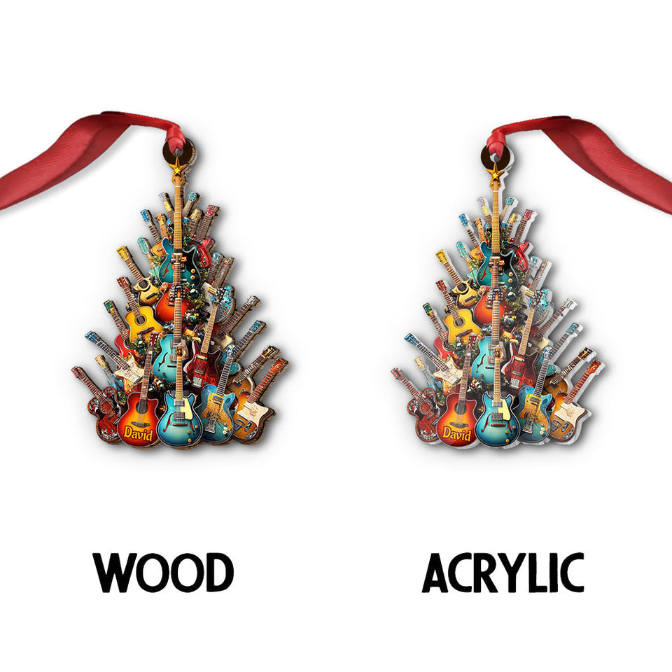 Awesome Guitar - Personalized Guitar Ornament