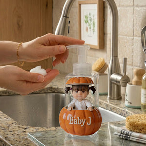 Pumpkin Peek-A-Boo - Personalized Kid Pump Dispenser