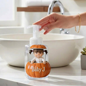 Pumpkin Peek-A-Boo - Personalized Kid Pump Dispenser