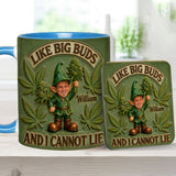 I Like Big Buds - Personalized Weed Accent Mug & Coaster