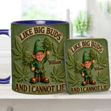 I Like Big Buds - Personalized Weed Accent Mug & Coaster