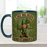 I Like Big Buds - Personalized Weed Accent Mug & Coaster