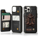 Western Spirit - Personalized Western Outfit Wallet Phone Case